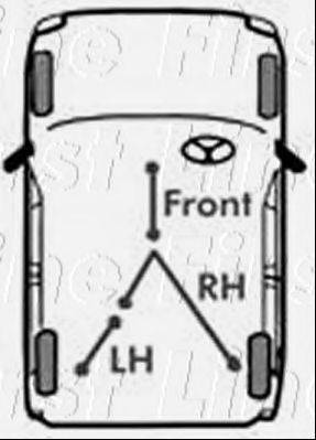 FIRST LINE FKB1918 Трос, стояночная тормозная система