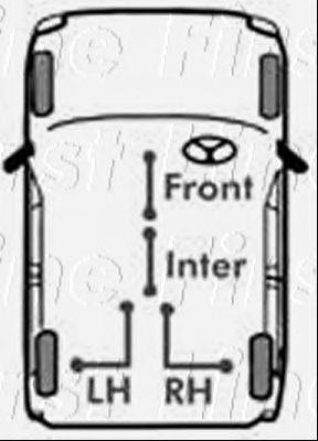 Трос, стояночная тормозная система FIRST LINE FKB3741
