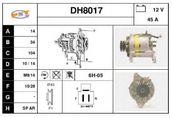 SNRA DH8017 Генератор