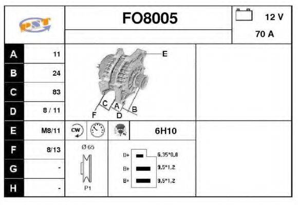 SNRA FO8005 Генератор
