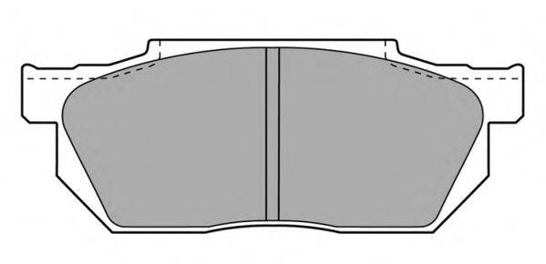 Комплект тормозных колодок, дисковый тормоз FREMAX FBP-1527