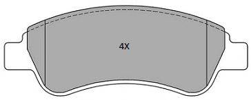 FREMAX FBP1213 Комплект тормозных колодок, дисковый тормоз
