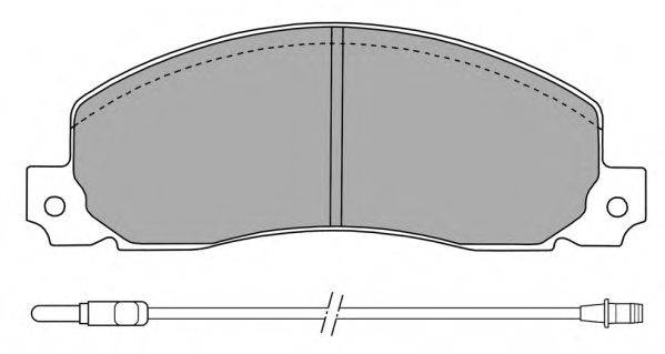 Комплект тормозных колодок, дисковый тормоз FREMAX FBP-1508