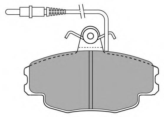 FREMAX FBP0762 Комплект тормозных колодок, дисковый тормоз