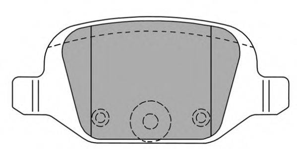 Комплект тормозных колодок, дисковый тормоз FREMAX FBP-1154-01