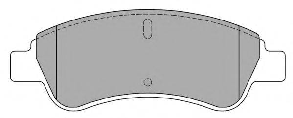 FREMAX FBP1212 Комплект тормозных колодок, дисковый тормоз