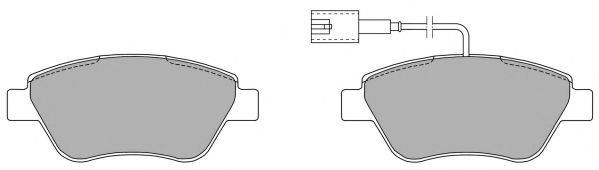 FREMAX FBP1218 Комплект тормозных колодок, дисковый тормоз