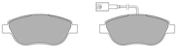 Комплект гальмівних колодок, дискове гальмо FREMAX FBP-1219-01