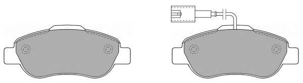 FREMAX FBP135501 Комплект тормозных колодок, дисковый тормоз