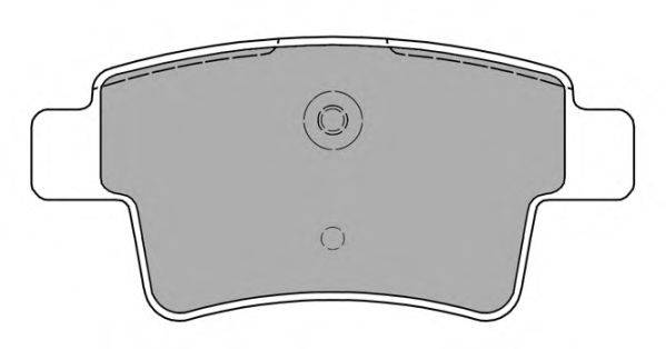 Комплект тормозных колодок, дисковый тормоз FREMAX FBP-1579