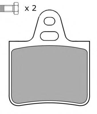 FREMAX FBP0675 Комплект тормозных колодок, дисковый тормоз