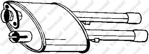 BOSAL 154915 Середній глушник вихлопних газів