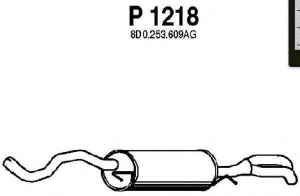 FENNO P1218 Глушитель выхлопных газов конечный