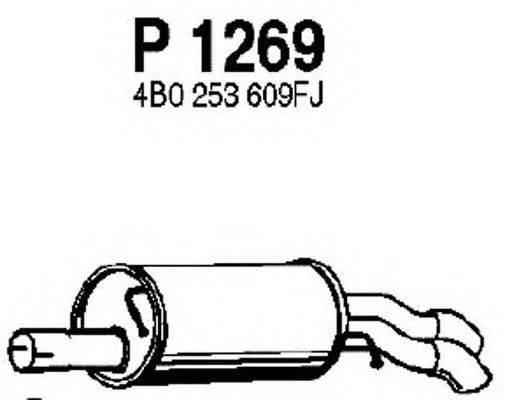 Глушитель выхлопных газов конечный FENNO P1269