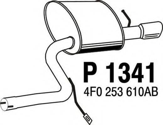 FENNO P1341 Глушитель выхлопных газов конечный