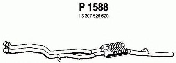 FENNO P1588 Средний глушитель выхлопных газов
