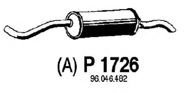 Глушник вихлопних газів кінцевий FENNO P1726