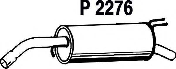 FENNO P2276 Глушитель выхлопных газов конечный