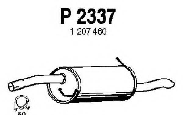 FENNO P2337 Глушитель выхлопных газов конечный