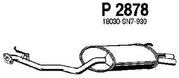 FENNO P2878 Глушитель выхлопных газов конечный
