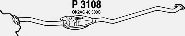 FENNO P3108 Середній глушник вихлопних газів