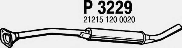 FENNO P3229 Середній глушник вихлопних газів