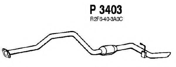FENNO P3403 Глушник вихлопних газів кінцевий