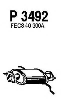Передглушувач вихлопних газів FENNO P3492