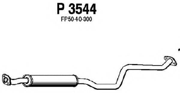FENNO P3544 Середній глушник вихлопних газів