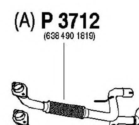 FENNO P3712 Труба вихлопного газу