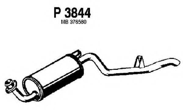 FENNO P3844 Глушник вихлопних газів кінцевий
