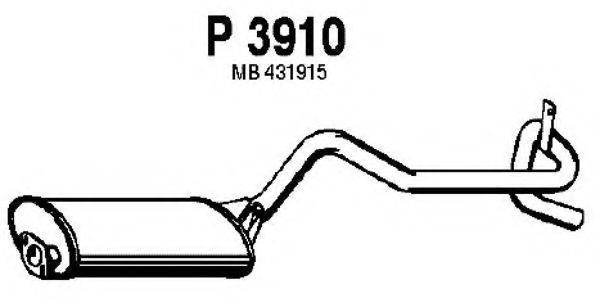 FENNO P3910 Глушитель выхлопных газов конечный