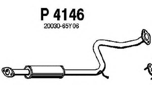 FENNO P4146 Середній глушник вихлопних газів