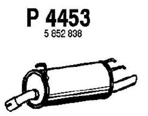 Глушитель выхлопных газов конечный FENNO P4453