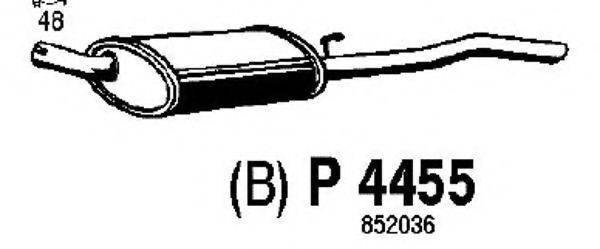 Глушник вихлопних газів кінцевий FENNO P4455