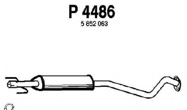 Середній глушник вихлопних газів FENNO P4486