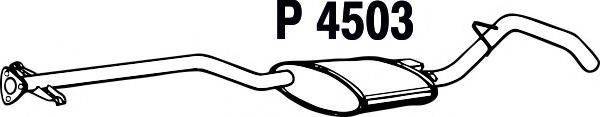 FENNO P4503 Средний глушитель выхлопных газов