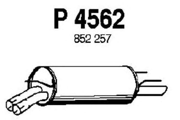 FENNO P4562 Глушник вихлопних газів кінцевий