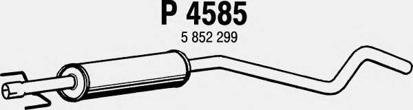 Середній глушник вихлопних газів FENNO P4585