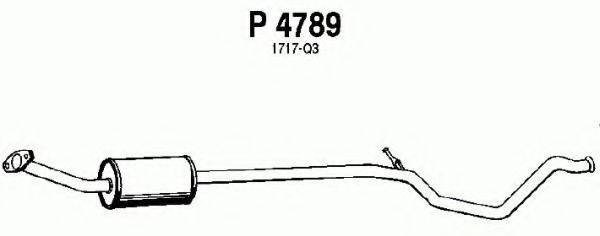 FENNO P4789 Середній глушник вихлопних газів