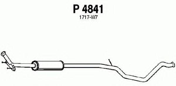 FENNO P4841 Средний глушитель выхлопных газов