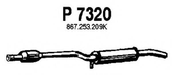 FENNO P7320 Середній глушник вихлопних газів