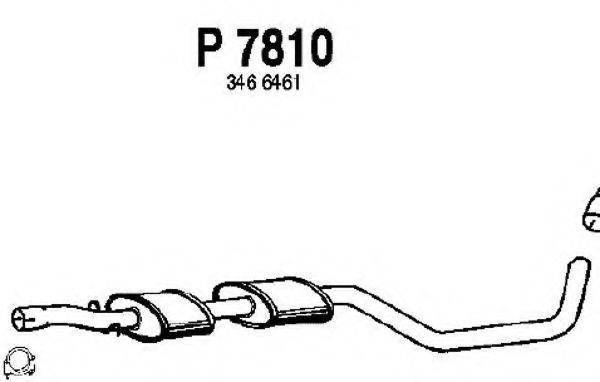 FENNO P7810 Средний глушитель выхлопных газов
