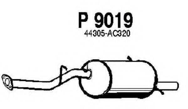 FENNO P9019 Глушитель выхлопных газов конечный