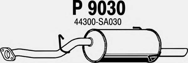 FENNO P9030 Глушитель выхлопных газов конечный