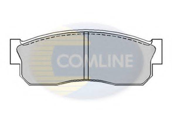 Комплект гальмівних колодок, дискове гальмо COMLINE CBP0207