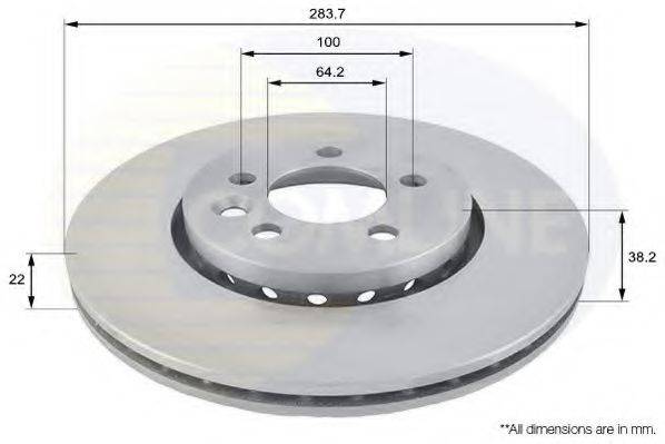 COMLINE ADC1318V Тормозной диск
