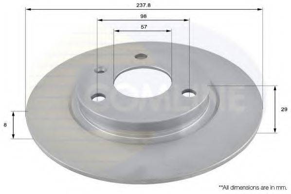 Тормозной диск COMLINE ADC1501