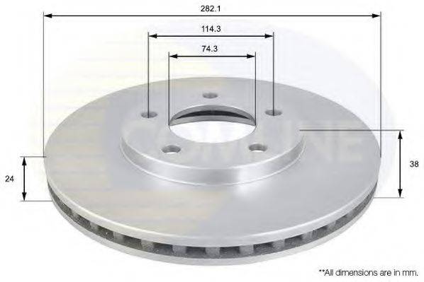 COMLINE ADC2306V Тормозной диск