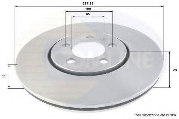 Тормозной диск COMLINE ADC1463V